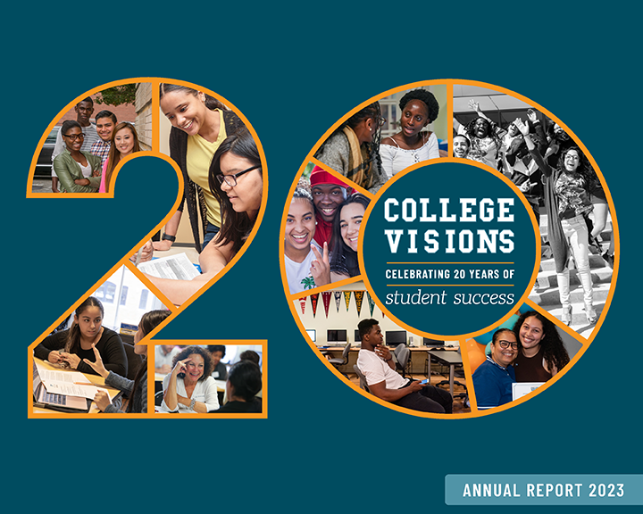 Cover of College Visions 2023 Annual Report